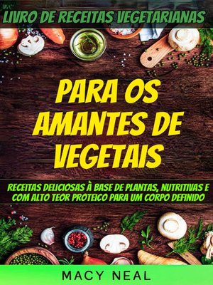 cover image of Livro de receitas vegetarianas